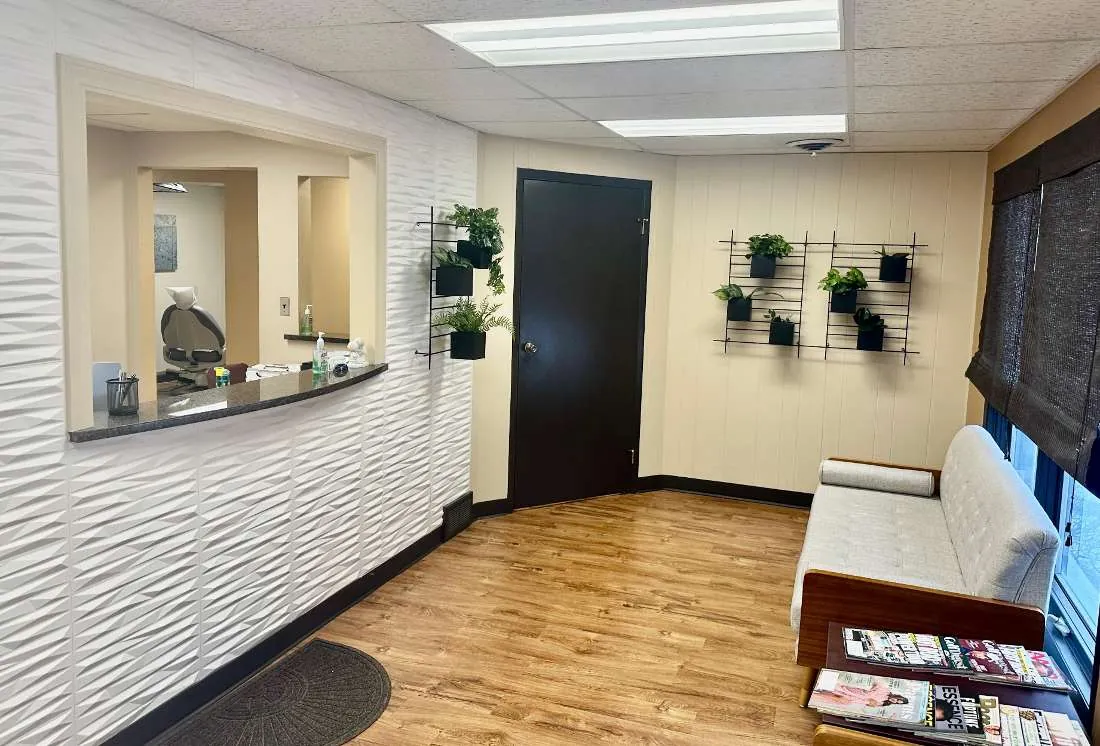 Reception area