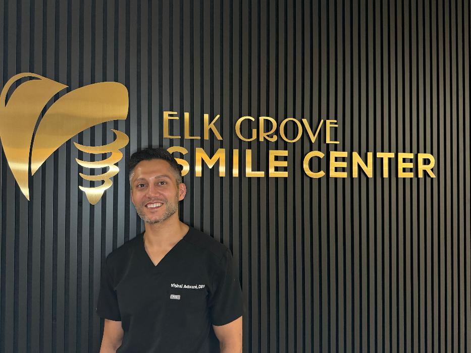 Patient in modern dental operatory