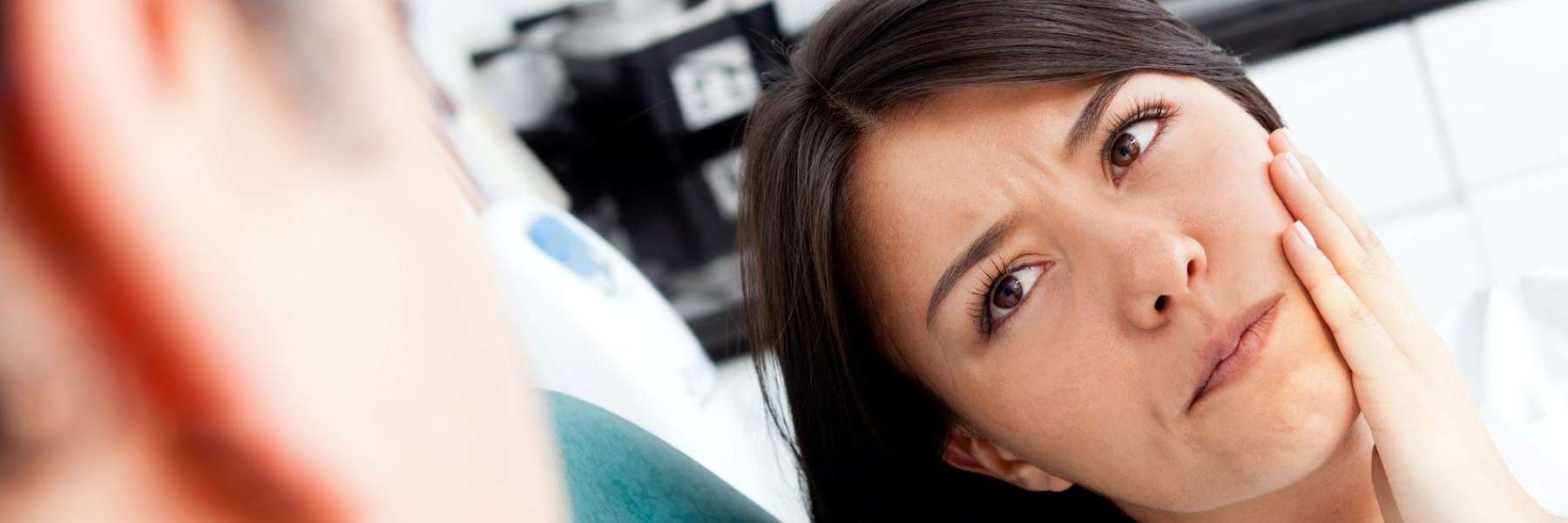 Patient during an Emergency Dentist visit in Elk Grove Village, IL