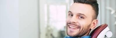 Man relaxing after dental treatment in Elk Grove Village, IL